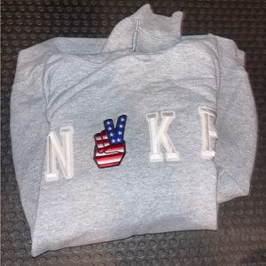 Gray hoodie, Nike